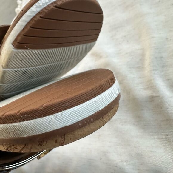 Michael Kors Leather Slip On Sandal 9 - Picture 8 of 8